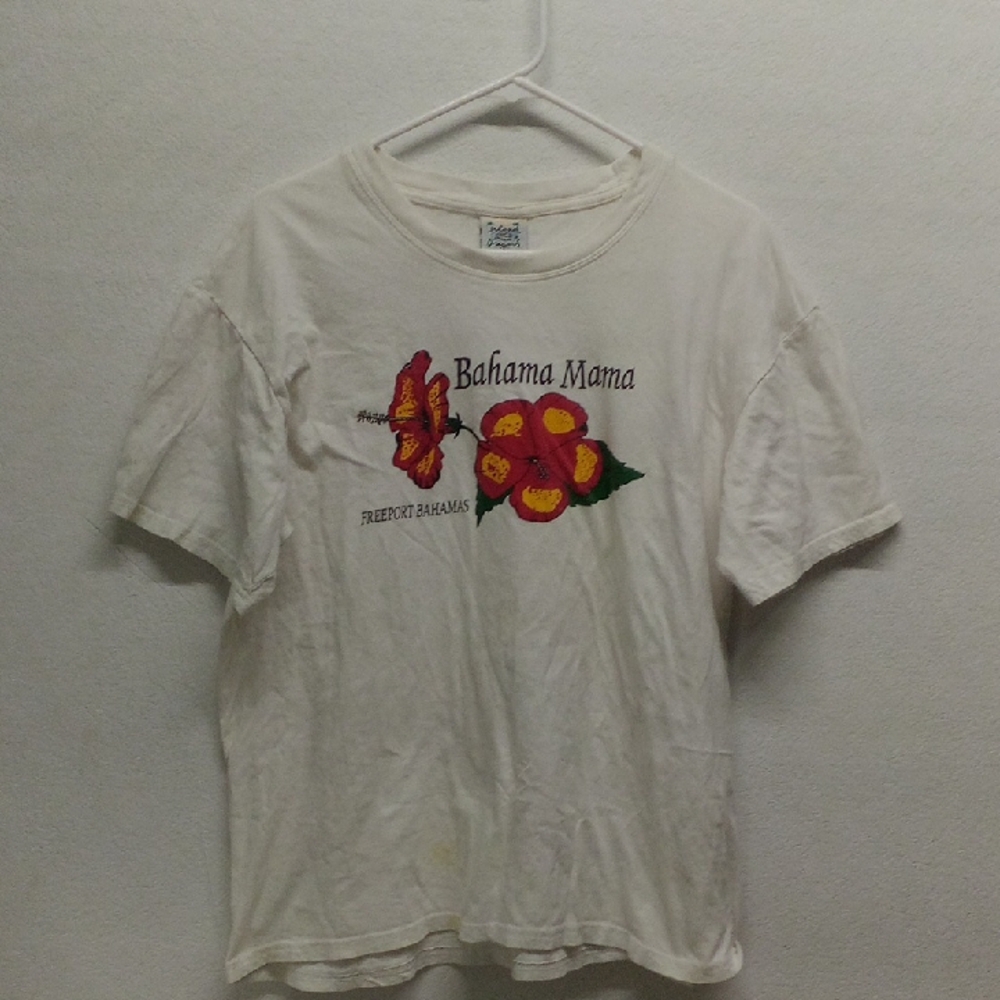 Island dreams 1980s-1990s Bahama Mama Floral Graphic T-Shirt